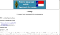 Screen Shot of ARRL Web V2